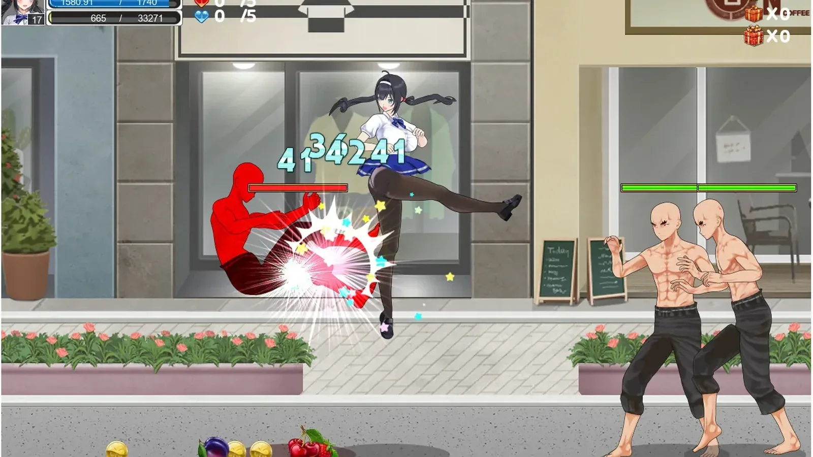 格斗少女尤里16:9游戏画面