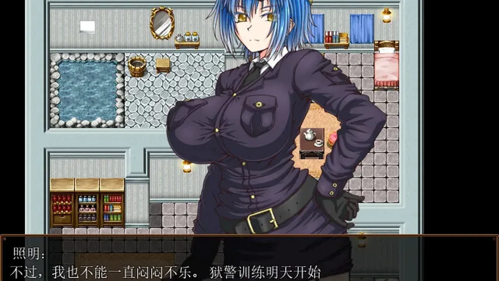 监狱岛的女看守16:9游戏画面