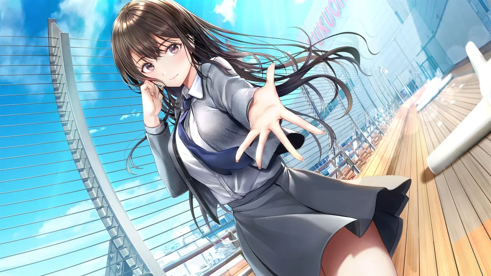 制服女友16:9游戏画面